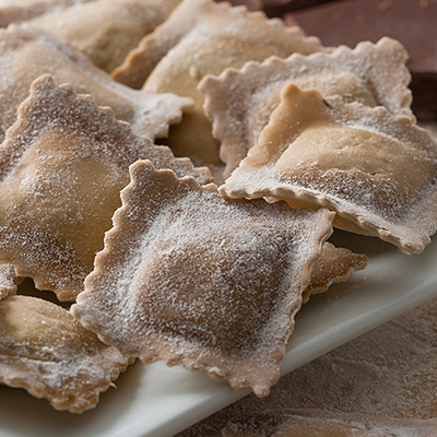 Fried Chocolate-Banana Ravioli