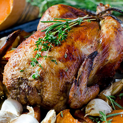 Turkey Roast with Garlic and Savory
