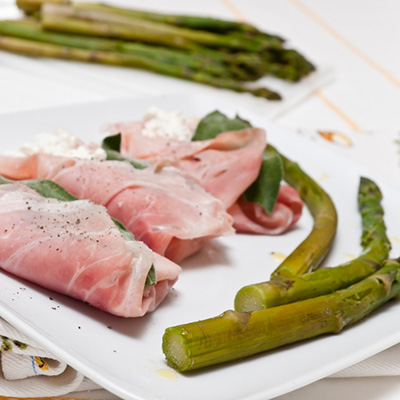 Ham Asparagus Rolls