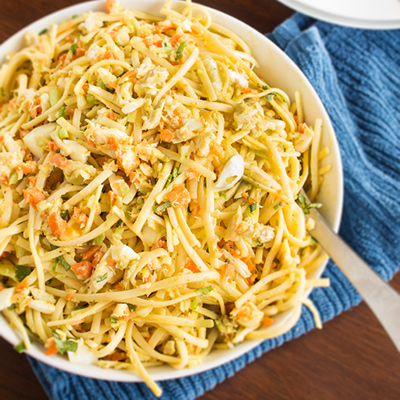 Chayote, celery and Chinese cabbage salad