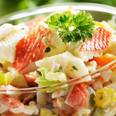 Baby Corn and Crab-flavoured Pollock Salad