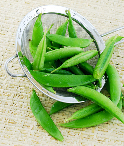 Snow Peas Salad and Red Wine Vinegar