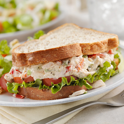 Sandwich gourmand au poulet