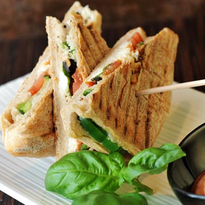 Dried Tomato and Olive Sandwiches