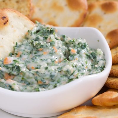 Sauce aux épinards et au yogourt
