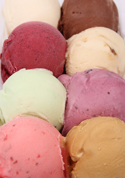 Plum sherbet