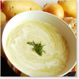 Leek and Canadian Brie Soup