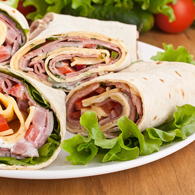 Cheese and Ham Spiral