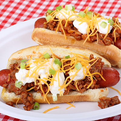 Quick Chili Top Dogs