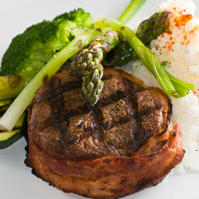 Tournedos de poulet étagés gratinés