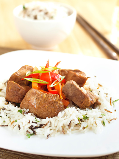 Veal with Citrus Fruits
