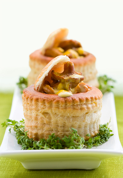 Beef and Mushroom Patty Shells