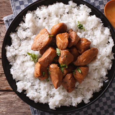 Chicken wings with adobo sauce