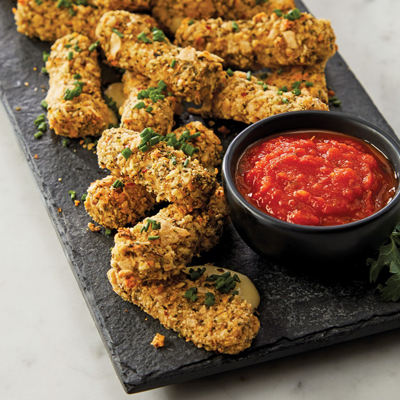 Baked Nacho Mozzarella Sticks