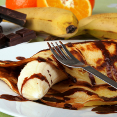 Grilled Bananas and Rum Caramel