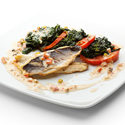 Stuffed Sea Bass