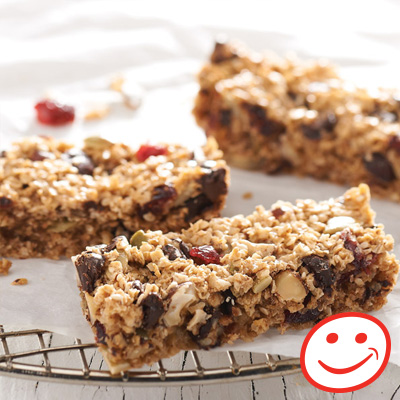 Chewy Cranberry-Nut Energy Bars