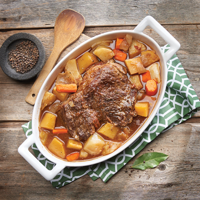 Eye of blade roast beef stew