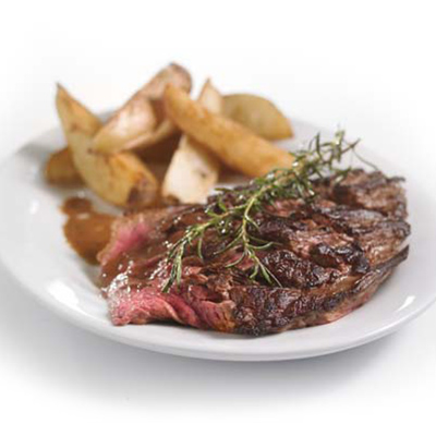 Beef Flap with Apricot Sauce