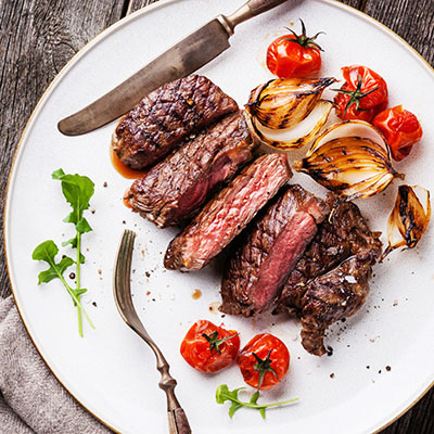 Rib Steak with Chimichurri Sauce