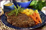 Tarragon-Top Sirloin Steak