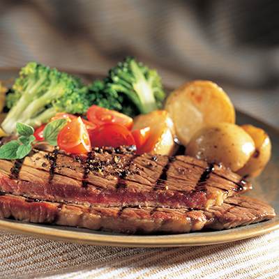 Top Sirloin Steak Marinated in Spiced Wine