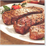 Biftecks de contre-filet de boeuf   Angus à la coriandre
