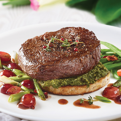 Beef Filet Mignon,port and grapes sauce