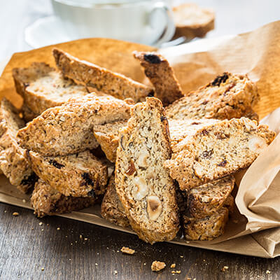 Biscotti pacanes et zeste de citron