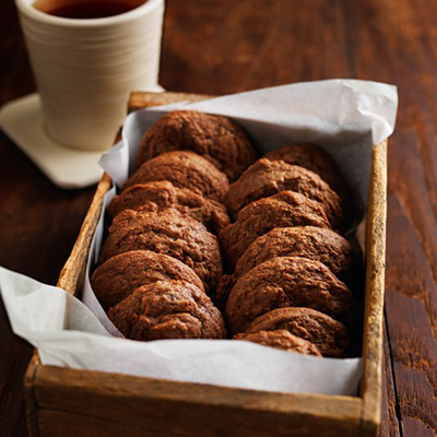 Double Chocolate Mint Chip Cookies