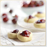 Cherry Thumbprint Cookies