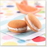 Biscuits sandwichs à la crème au pamplemousse