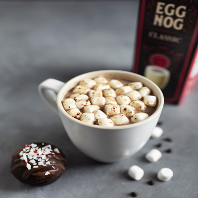Eggnog Hot Chocolate Bomb