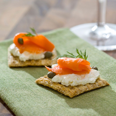 Smoked Salmon & Cucumber Topper