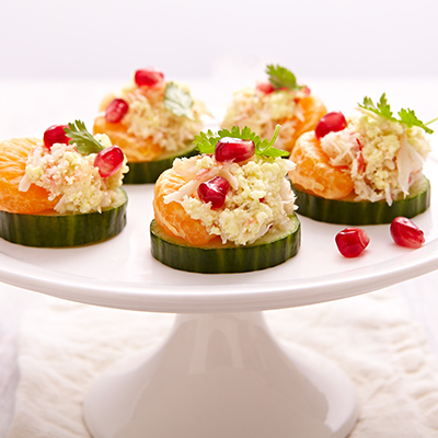 Ricotta Crab Canapéss Ricotta Crab Canapés