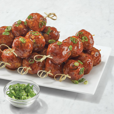 Orange Cheez-It® Turkey Meatballs