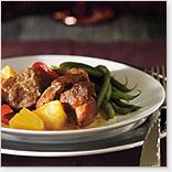 Braised Smoked Pork Picnic Shoulder with Pineapple and Sweet Spices