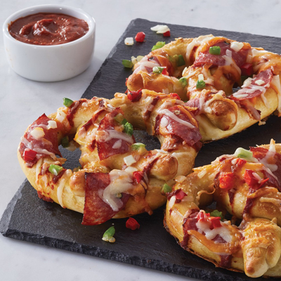 Pretzel Pizzas