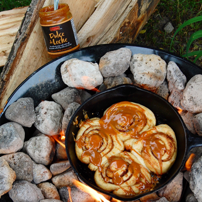 Campfire brioches