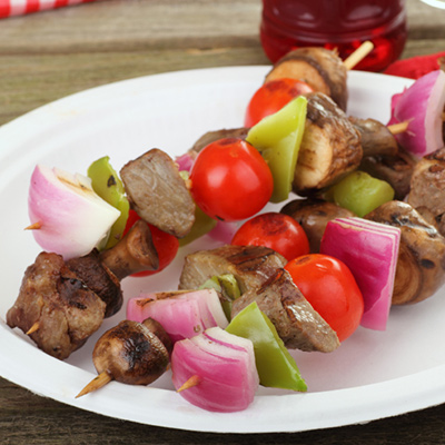Brochettes de filet mignon à la viande chevaline