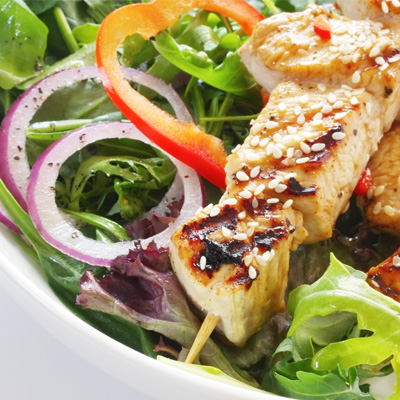 Oriental Chicken Kebabs