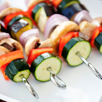Lemon Grilled Vegetable Skewers
