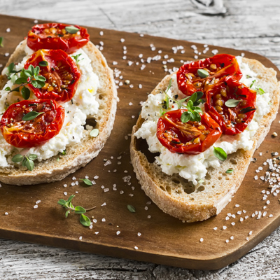 Goat cheese Bruschetta