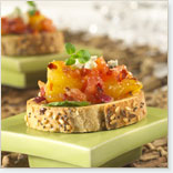 Pumpkin-Tomato Bruschetta