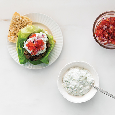 Burgers à la grecque