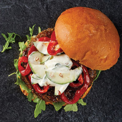 Mediterranean Meatless Burger