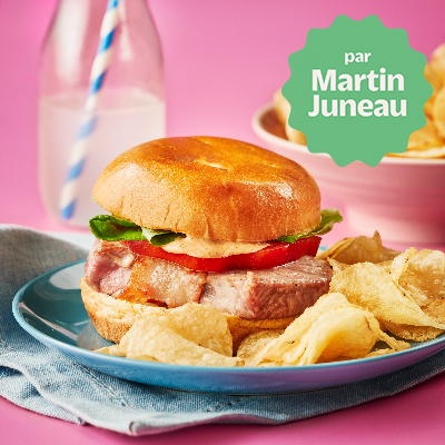 Burgers au thon façon BLT