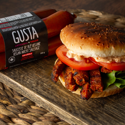 Vegan Sausage Burger