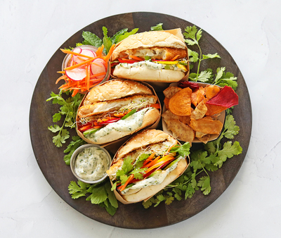 Crispy Haddock Banh Mi