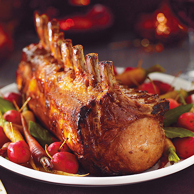 Rack of Pork with Ice Cider